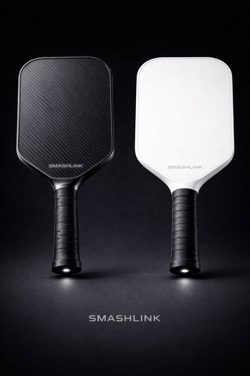 SmashLink paddles in Carbon Black and Pearl White